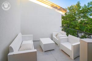 Balkón nebo terasa v ubytování Appartamenti Mare Azzurro