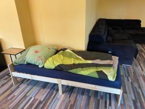 Krevet ili kreveti u jedinici u objektu Monteurroom 1 Hannover-Ronnenberg