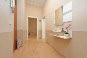 a kitchen with a sink and a counter at Julius House in Rome