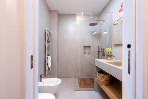 Koupelna v ubytování B&B Lu Cuccuviu