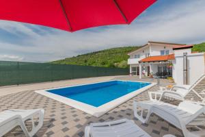 The swimming pool at or close to Villa Ivona near Imotski, private pool