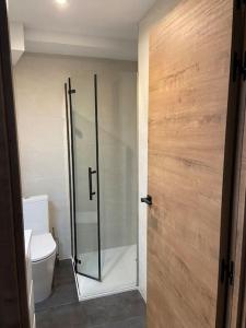 Koupelna v ubytování Joya en el corazón de Ribeira