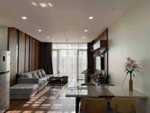 Zona de estar de Chil Apartment Dalat - Căn hộ 2 Phòng Ngủ T4