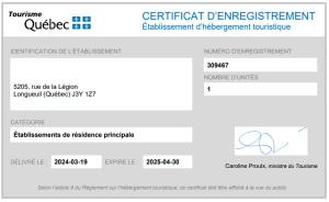 Certifikát, hodnocení, plakát nebo jiný dokument vystavený v ubytování Well Equipped Studio FOR NON-SMOKING GUESTS ONLY CITQ ЗO9467