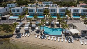 an aerial view of a resort with a swimming pool at The Palms resort in Tkon