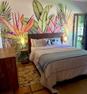 Postel nebo postele na pokoji v ubytování Hotel Casa Paradiso Guarujá