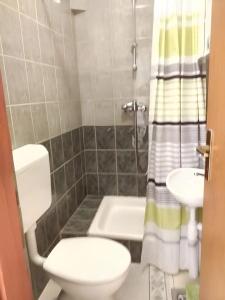 Koupelna v ubytování Comfortable Studio in Vir, Sea and Mountain View, 35m²