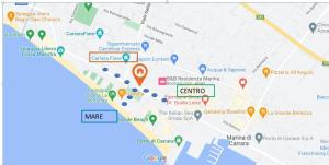 una captura de pantalla de un google mapsktopktopktopktopktopktopktopktopktopktopktop en Appartamento Stella Marina a due passi dal mare e dal centro, en Marina di Carrara