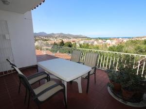 Balkón alebo terasa v ubytovaní Apartamento con gran terraza y vistas panorámicas, a 300 m de la playa. - ES-228-45