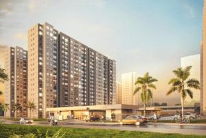 a rendering of a large building with cars on a street at Apartamentos Mirador - Excelente Ubicacion by SOHO in Barranquilla