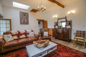 O zonă de relaxare la Torties Cottage