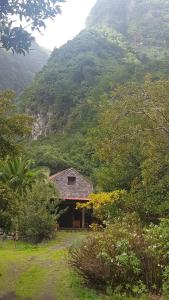 a house in the middle of a mountain at Nature Retreat - Laurel Forest in Seixal
