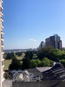 a view of a city from the roof of a building at Departamento en PLAYA GRANDE in Mar del Plata +2 photos