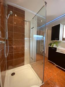 Ένα μπάνιο στο Ferienwohnung Schreiter +18 φωτογραφίες