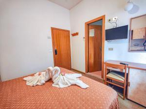 Postel nebo postele na pokoji v ubytování Hotel Rosa