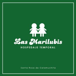 a logo for a hospital with a mother and daughter at Las Marilubis Calamuchita in Santa Rosa de Calamuchita