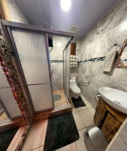 Et badeværelse på Zury House