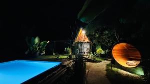 Bazén v ubytování Palmyra Nature Resort Sigiriya nebo v jeho okolí