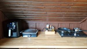 A cozinha ou cozinha compacta de Vindsvåning i Simrishamn