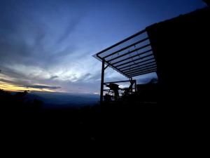 Balkón nebo terasa v ubytování Manoah: cabaña en las montañas 2