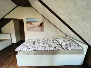 Postel nebo postele na pokoji v ubytování Apartmány 68