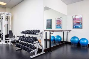 Fitness centrum a/nebo fitness zařízení v ubytování Campus Tower Suite Hotel