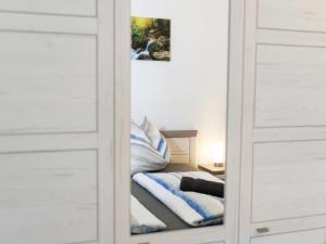 Postel nebo postele na pokoji v ubytování Auszeit am Bauernhof
