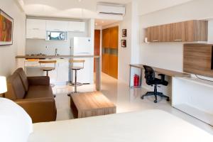 ครัวหรือมุมครัวของ Asunción Rent Suites Santa Teresa