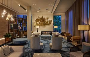 Hyatt Place Melbourne Essendon Fields的休息区