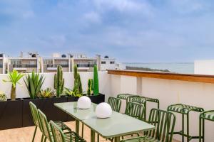 Balkon atau teras di Chill Style Inn