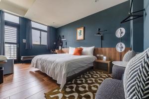 Tempat tidur dalam kamar di Chill Style Inn