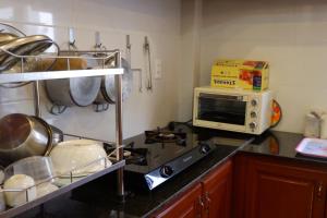 A kitchen or kitchenette at VILLA ROMANCE Lữ Gia