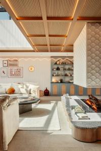 Ein Sitzbereich in der Unterkunft Emeria Dinard Thalasso Spa