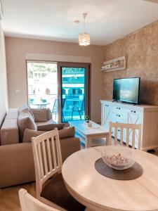 Et tv og/eller underholdning på Vanja apartment Przno