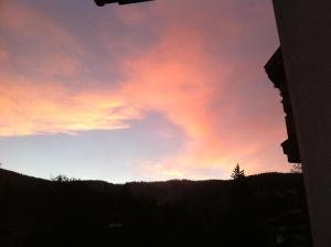 Výhľad na hory alebo výhľad na hory priamo z apartmánu