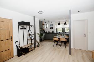 Kuchyň nebo kuchyňský kout v ubytování Zafír Home
