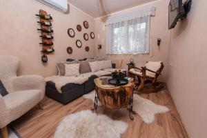 Posezení v ubytování Casa Rustic 2