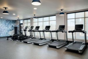 Fitness centrum a/nebo fitness zařízení v ubytování The Hoffmann Hotel Basalt Aspen Tapestry Collection Hilton
