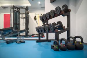 Fitness centrum a/nebo fitness zařízení v ubytování Villa Žnjan