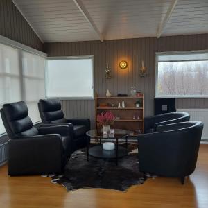 Posezení v ubytování Dimond cottage