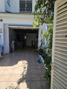 an entrance to a garage in a house at CASA CUNIT in Cunit