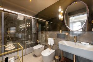 Koupelna v ubytování Hotel Palazzina Sardi