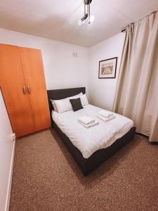 Posteľ alebo postele v izbe v ubytovaní Modern Flat in Central London