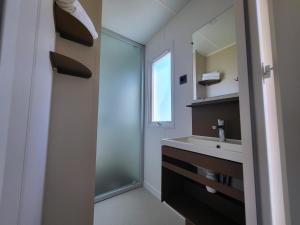 Kuchyň nebo kuchyňský kout v ubytování Camping Rondinara