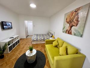TV a/nebo společenská místnost v ubytování Cozy Apartment in Belgrade Downtown