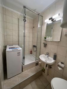 Koupelna v ubytování Cozy Apartment in Belgrade Downtown