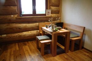 Χώρος καθιστικού στο Waldzeit Lodge - Ferienwohnung Hase +2 φωτογραφίες