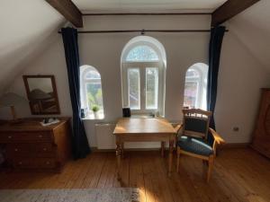 Posezení v ubytování Landhaus up de Warft - Friesenrose