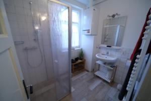 Koupelna v ubytování Landhaus up de Warft - Friesenrose