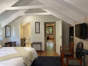 Μια τηλεόραση ή/και κέντρο ψυχαγωγίας στο Turaco Guest House